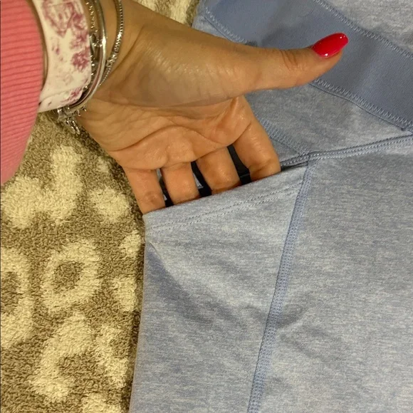 FP Movement by Free People Lavender Seamless Crop Tank & High-Waist Leggings Set - Picture 5 of 11